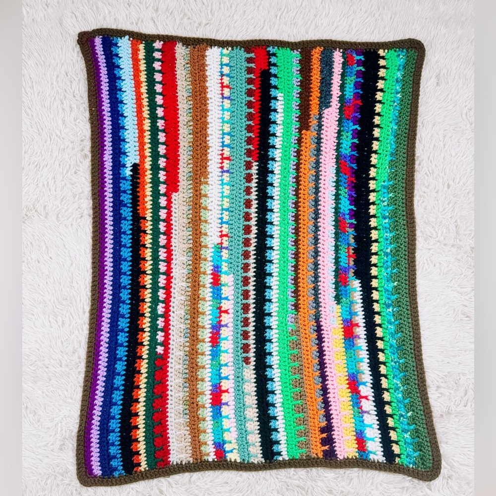 ✨Vintage Afghan Crochet Blanket